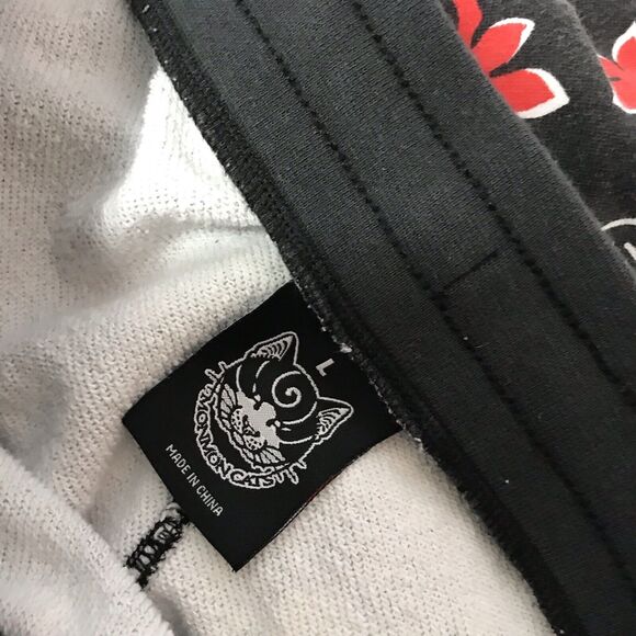 Monmon‎ Cat Sun Cat French Terry Sweats Size L - Picture 9 of 9